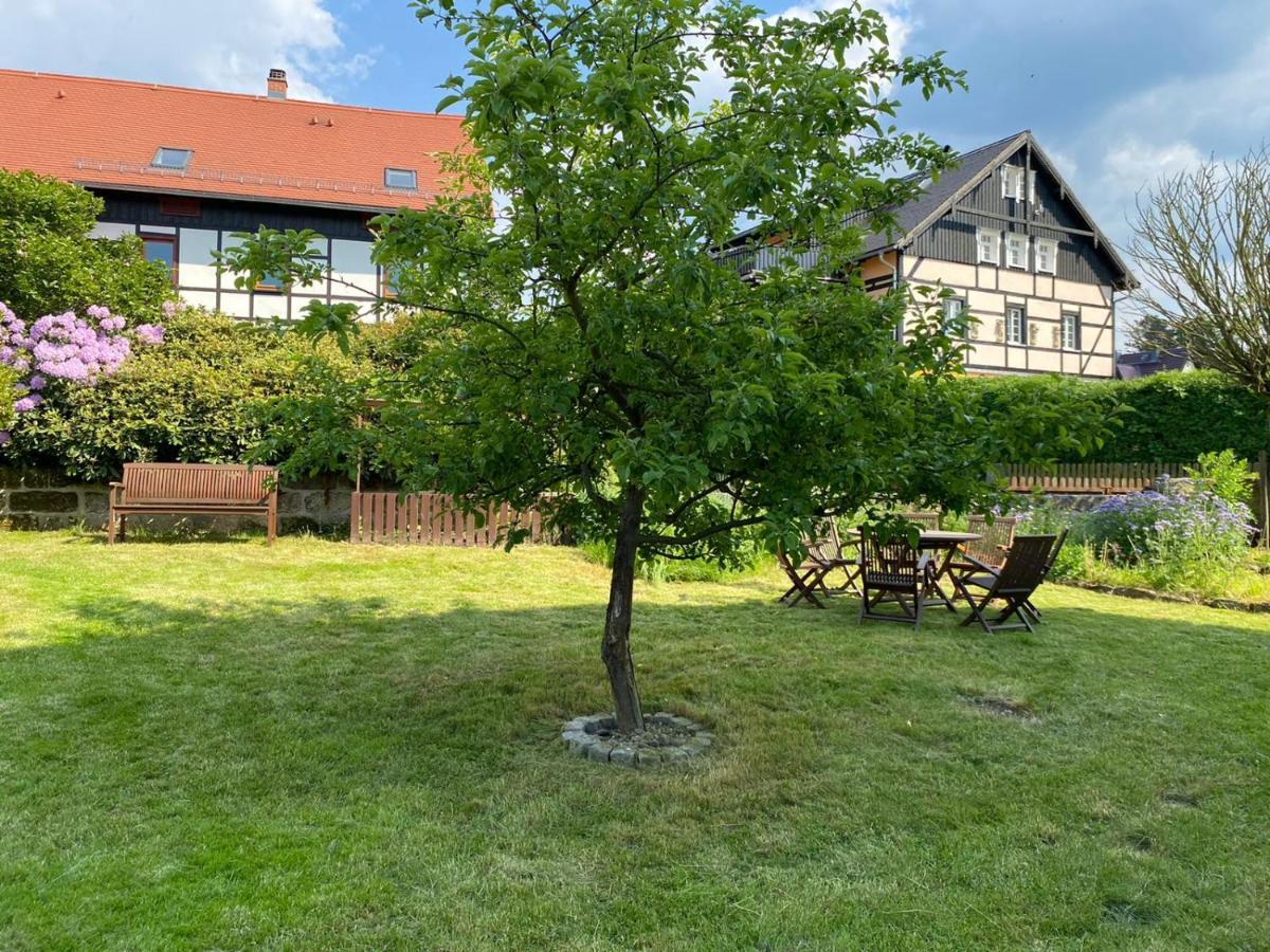Urlaubsfreude Biedermann Haus Gluecksstein Ferienwohnung Smaragd Bad Schandau Luaran gambar